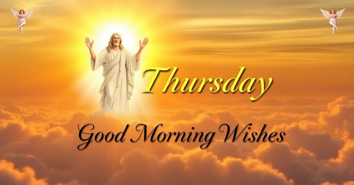 Thursday Good Morning Wishes with God Images
