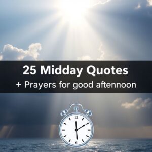 25 Midday Quotes + 9 Prayers for a Good Afternoon