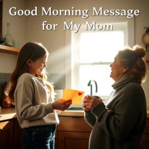 400+ Good Morning Message for My Mom