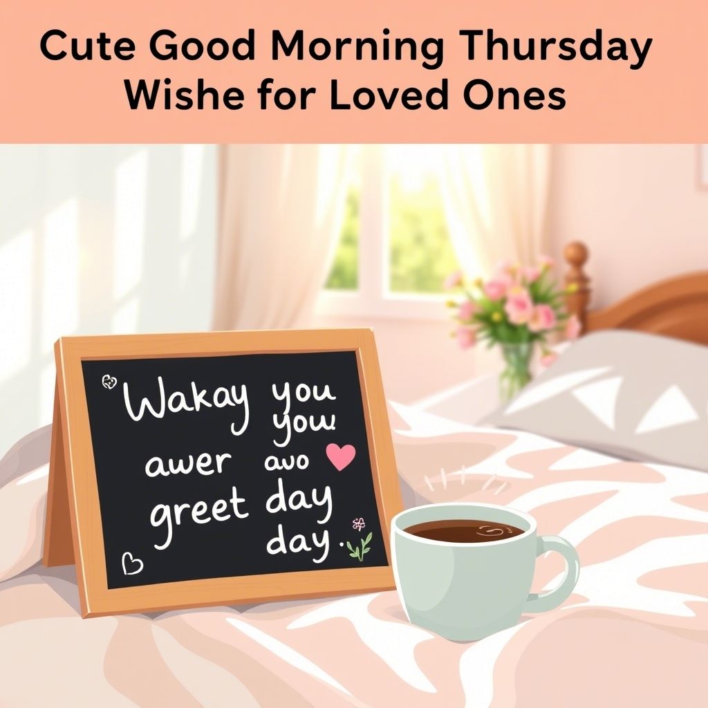 Cute Good Morning Thursday Wishes for Loved Ones