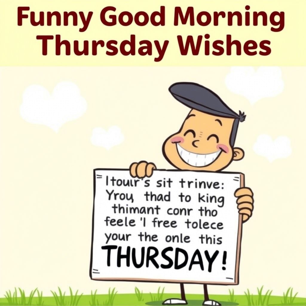 Funny Good Morning Thursday Wishes