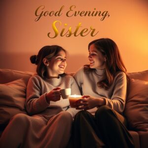 good evening messages for your sister