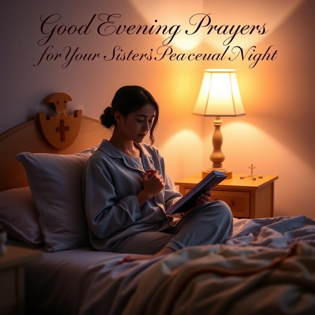Good Evening Prayers for Your Sister’s Peaceful Night