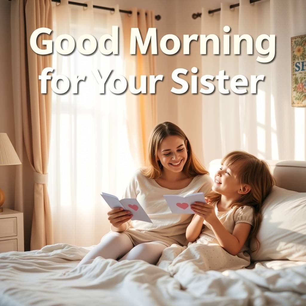 Good Morning Messages for Your Sister