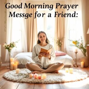 Good Morning Prayer Message for a Friend