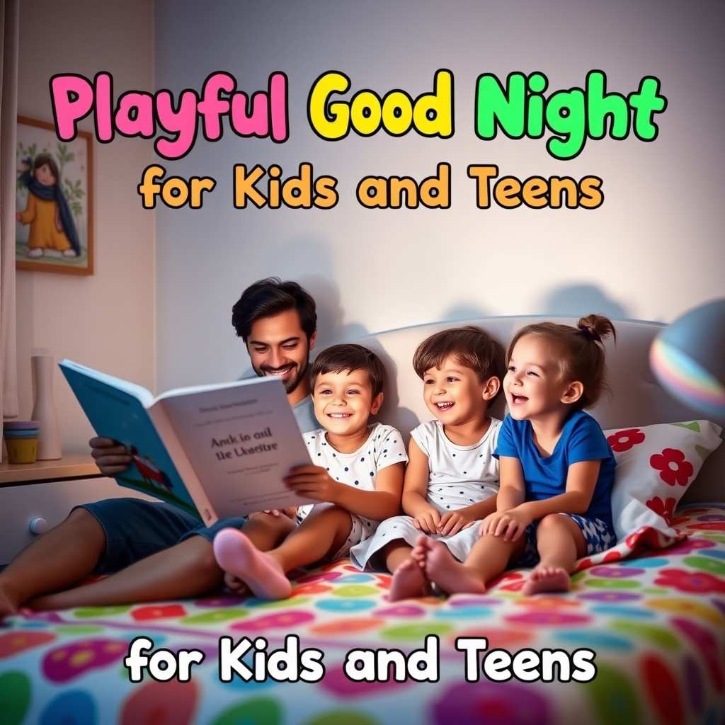 Playful Good Night Messages for Kids and Teens