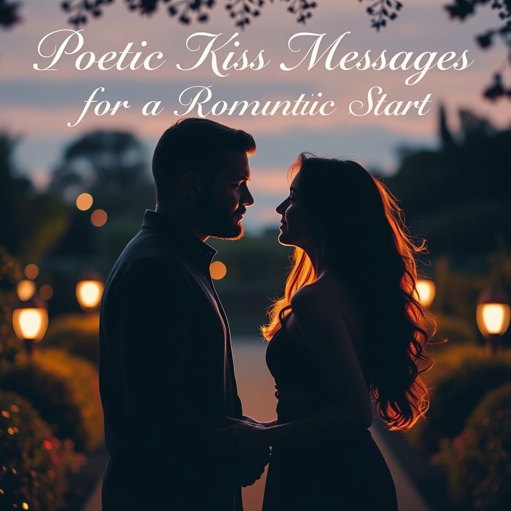 Poetic Kiss Messages for a Romantic Start