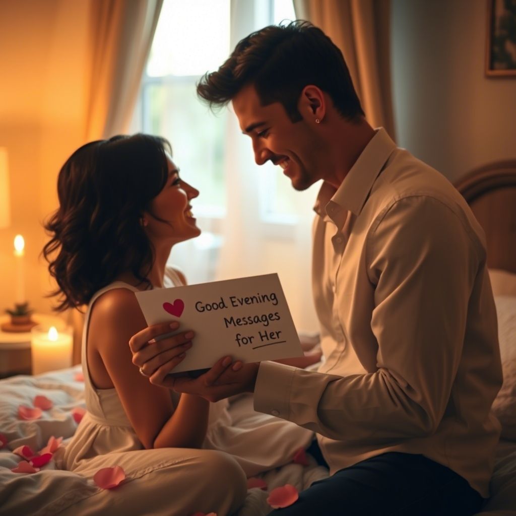 Romantic Good Evening Messages for Her