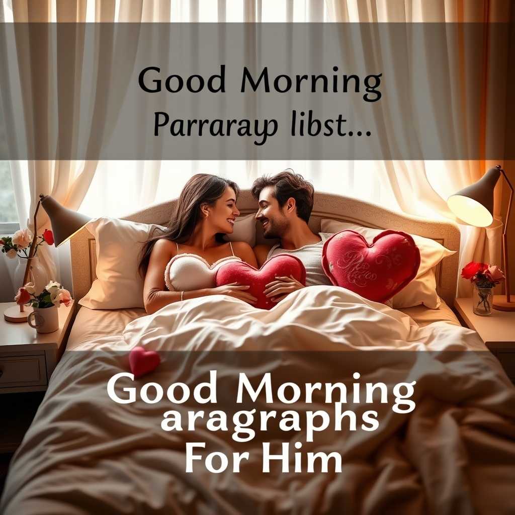 Romantic Good Morning Paragraphs For Him