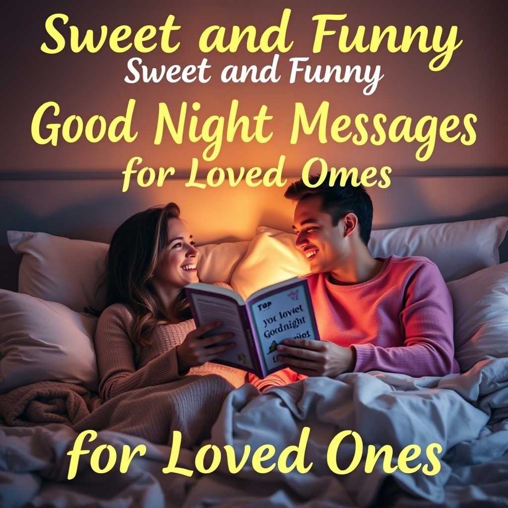 Sweet and Funny Good Night Messages for Loved Ones
