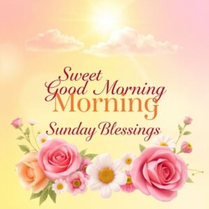 Sweet Good Morning Sunday Blessings Images And Quotes