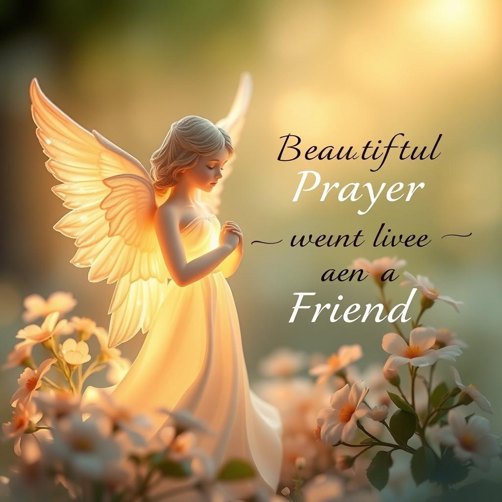 What is a Beautiful Prayer Message for a Friend?