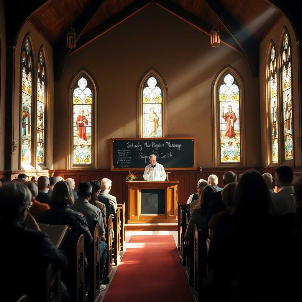 Why Send a Saturday Morning Prayer Message?