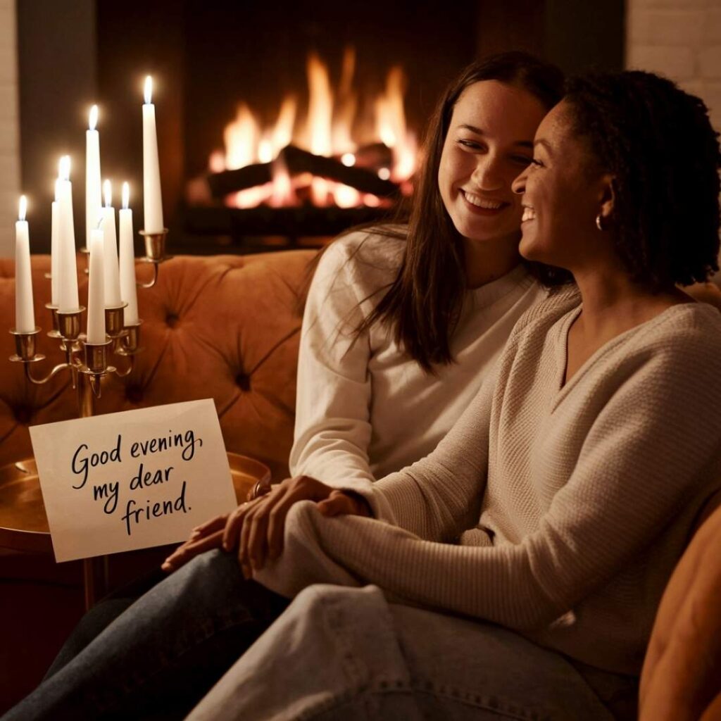 2. Good Evening Message For A Friend To Fall In Love