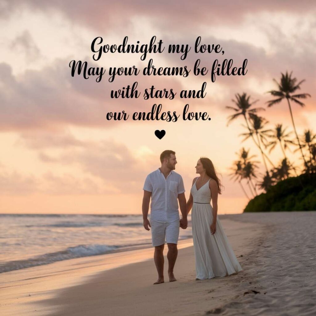 2. Good Night Message To My Lovely Husband
