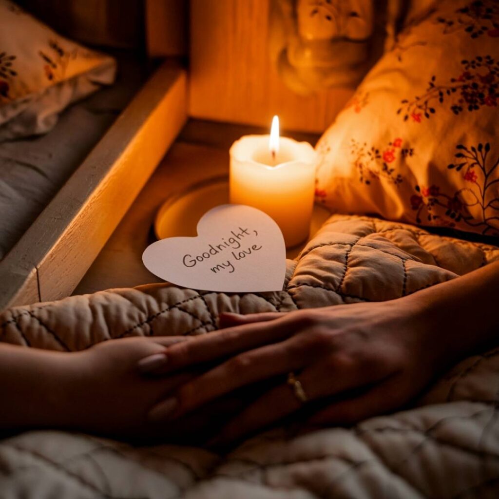 5. Comforting Good Night Message To My Husband