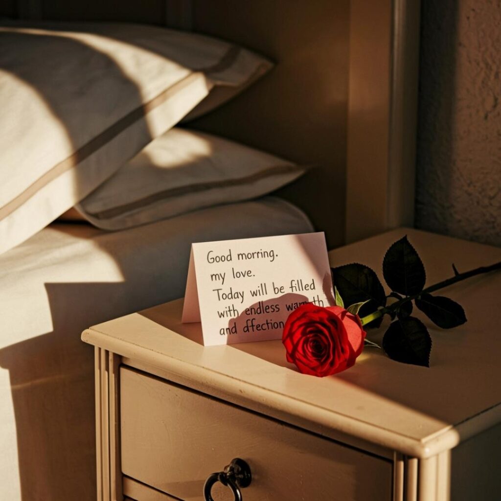 9. Romantic Good Morning Message To My Husband