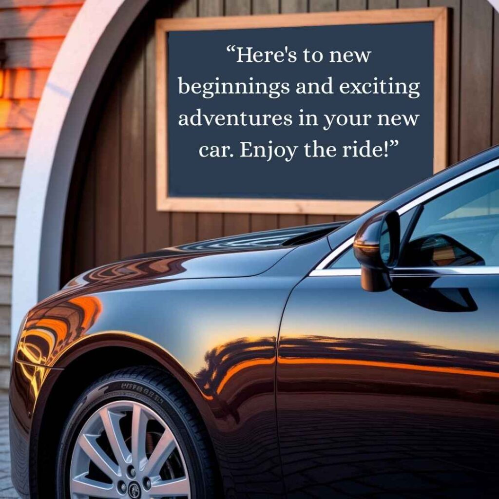 Congratulations on a New Car