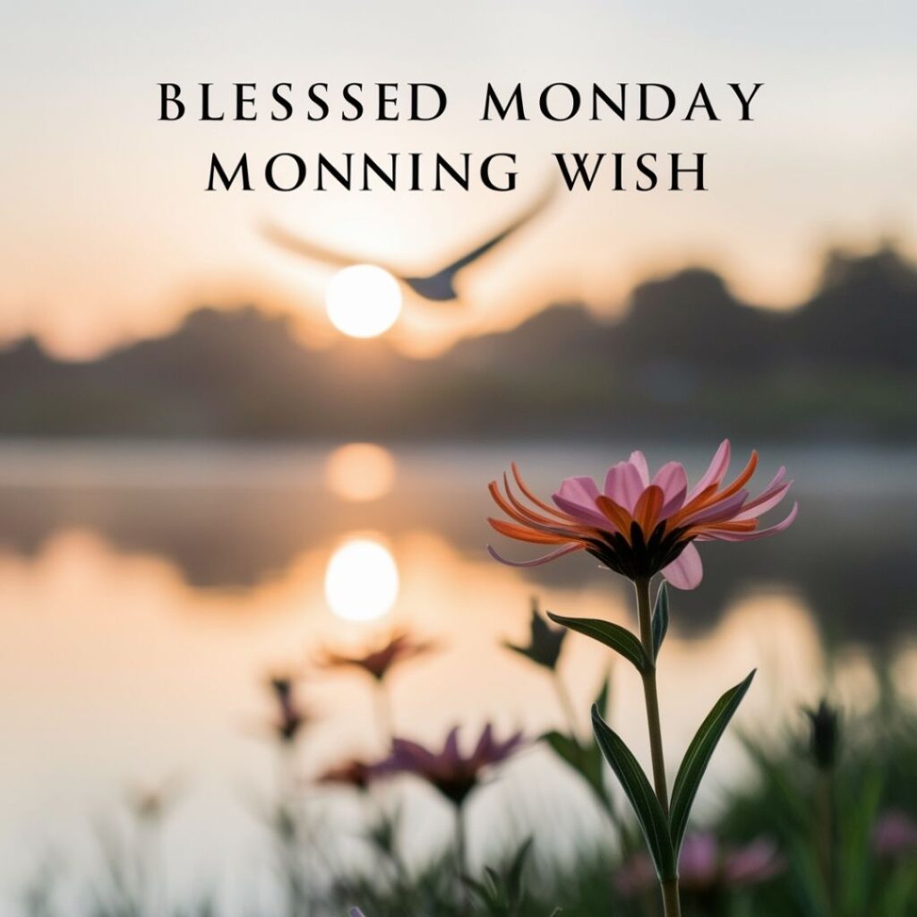 Happy And Blessed Monday Morning Wishes Images