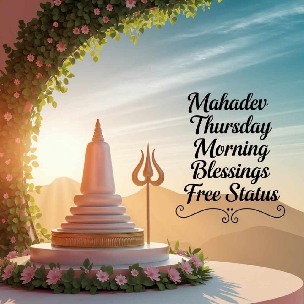 Mahadev Thursday Morning Blessings Free Status