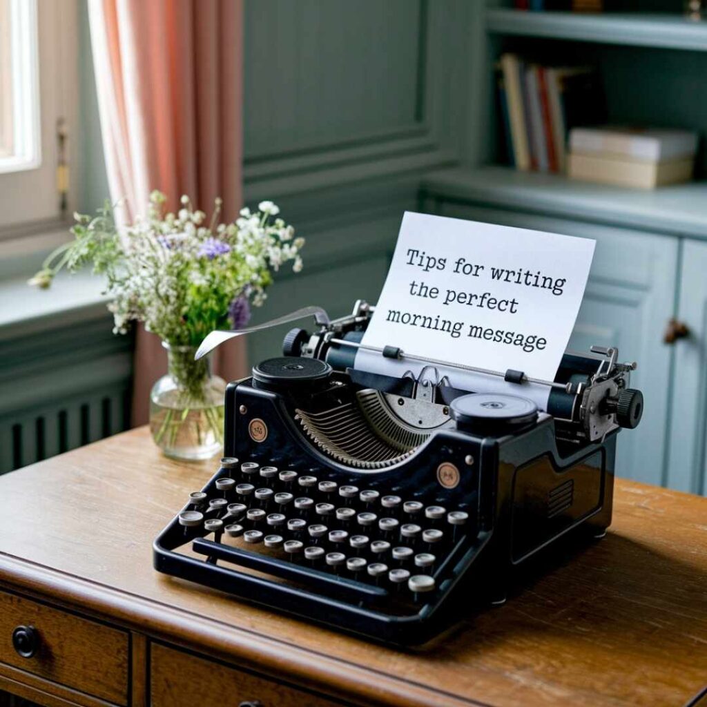 Tips for Writing the Perfect Morning Message